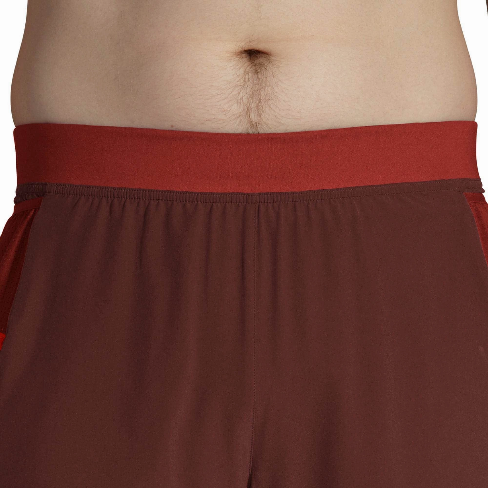vacation look Brooks Sherpa 7 Inch 2 in 1 Mens Running Shorts - Red