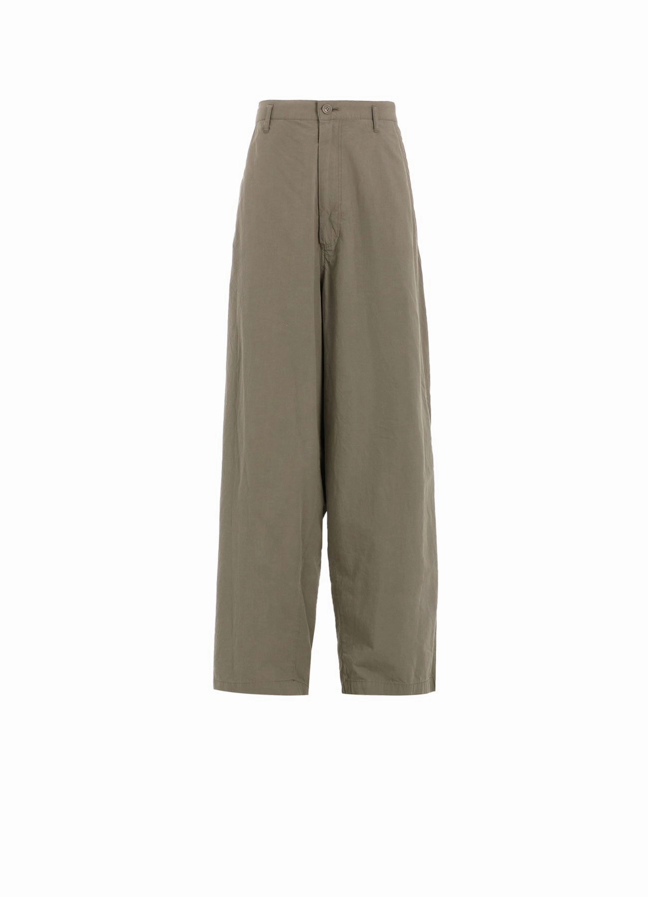 BRUSHED WASHER FINISH BROAD 5POCKET WIDE PANTS Casual Stretch Wear Layered Panel Design