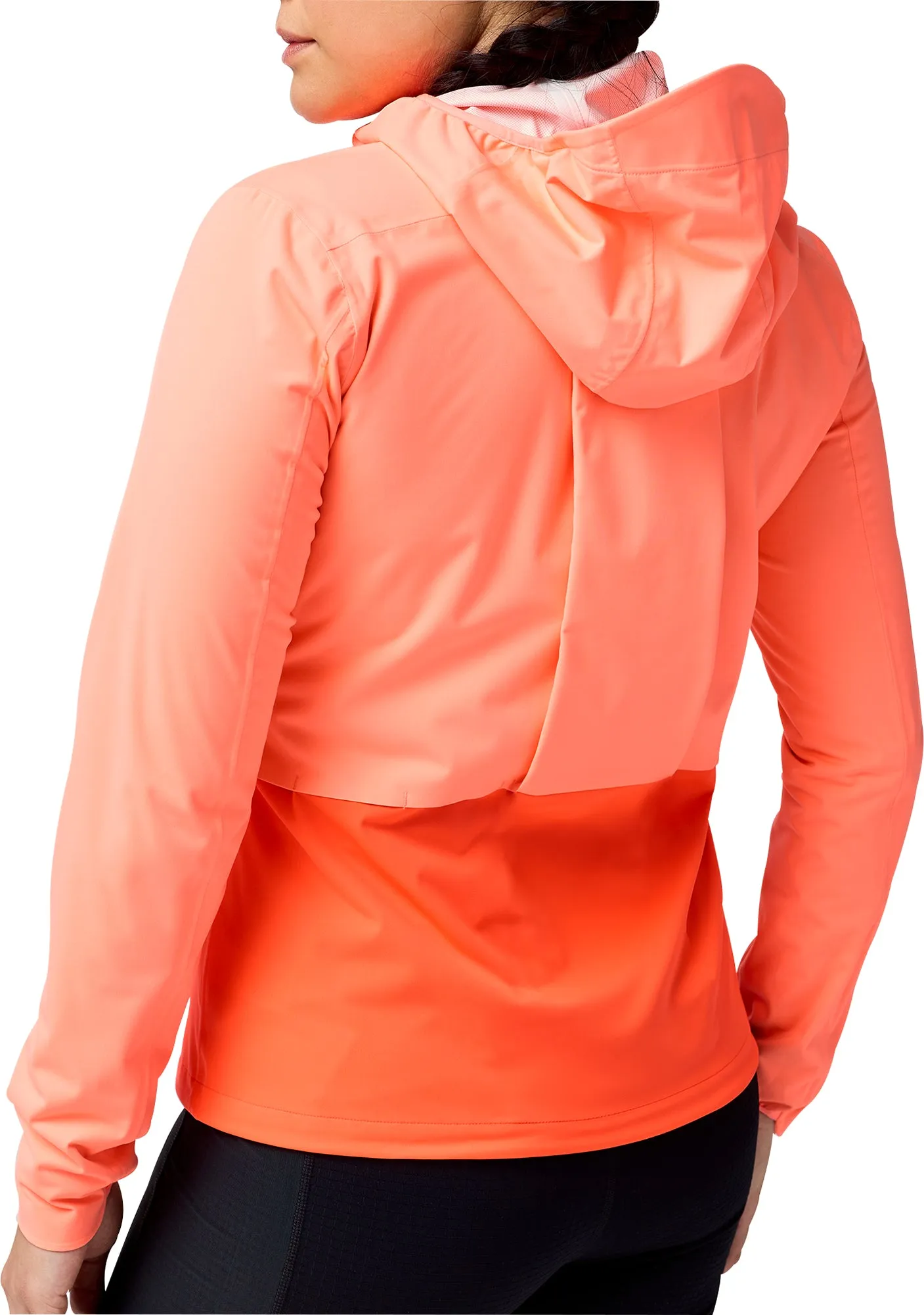 Brooks High Point 2.0 Waterproof Womens Running Jacket - Orange Bill