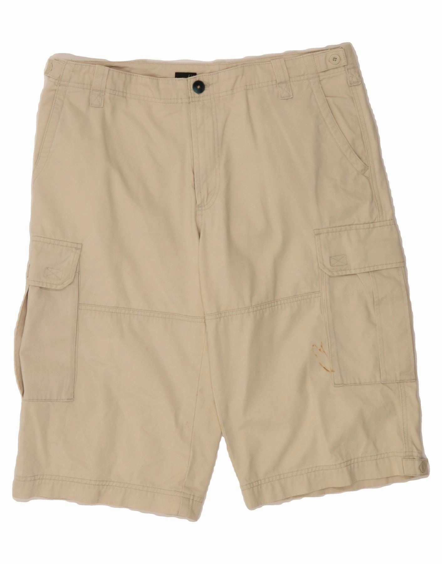 C&A Mens Cargo Shorts IT 54 2XL W36  Off White Cotton Quick design