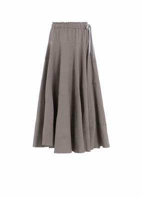 NonSlipInnerGrip Stretchy Waist C/L/RA CAMBRIC R-TOPEEL SKT