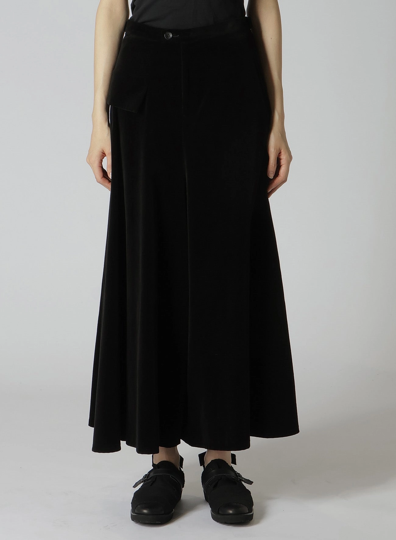 PermeableCloth C/Ry VELVET R LAYERED PANTS