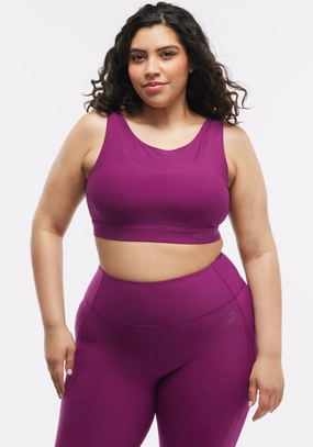 Cadent Laser Perforated Bra Multicolor fitness clothes Ribbed waistband