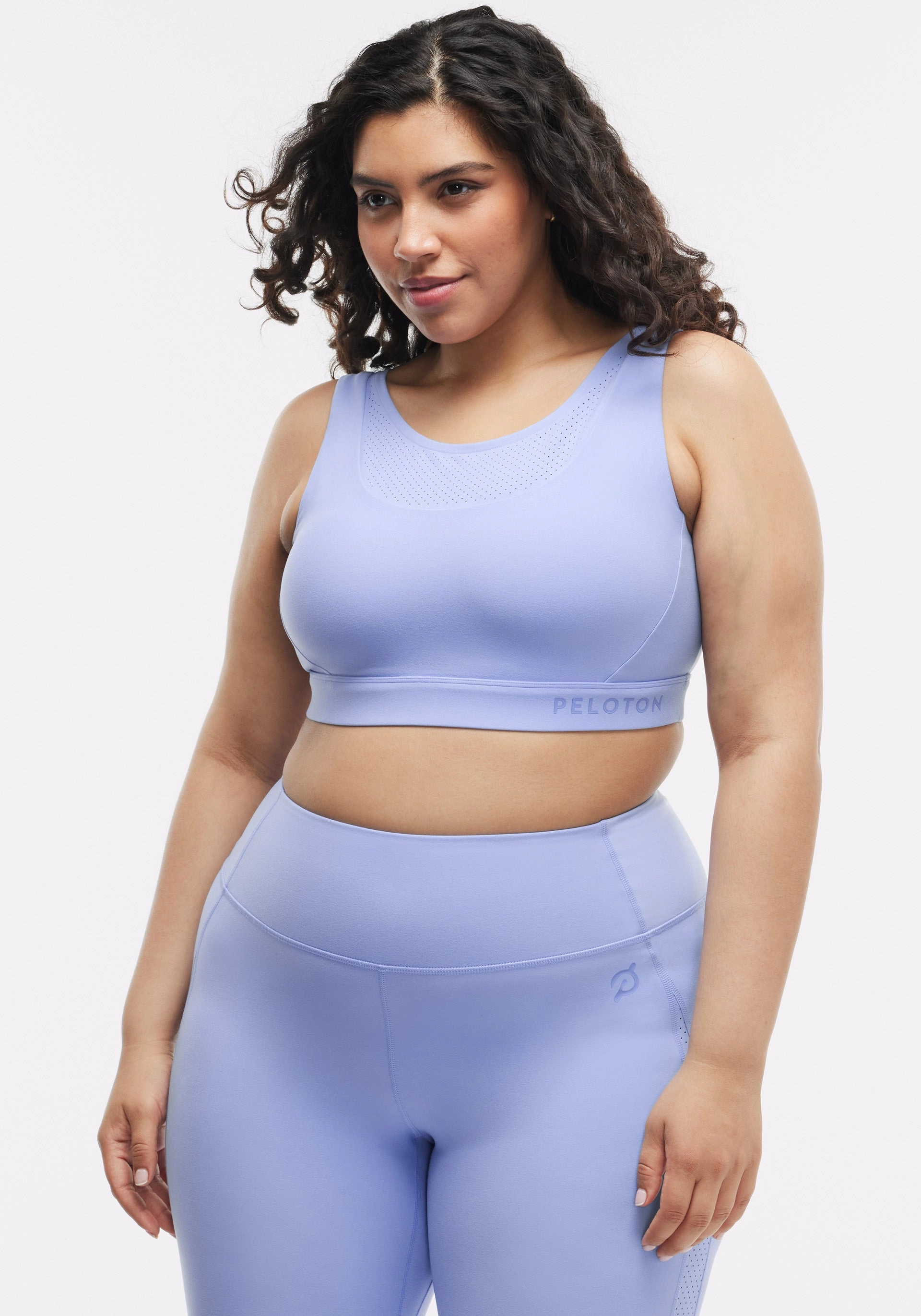 Hook-and-eye closure seams Cadent Laser Perforated Bra