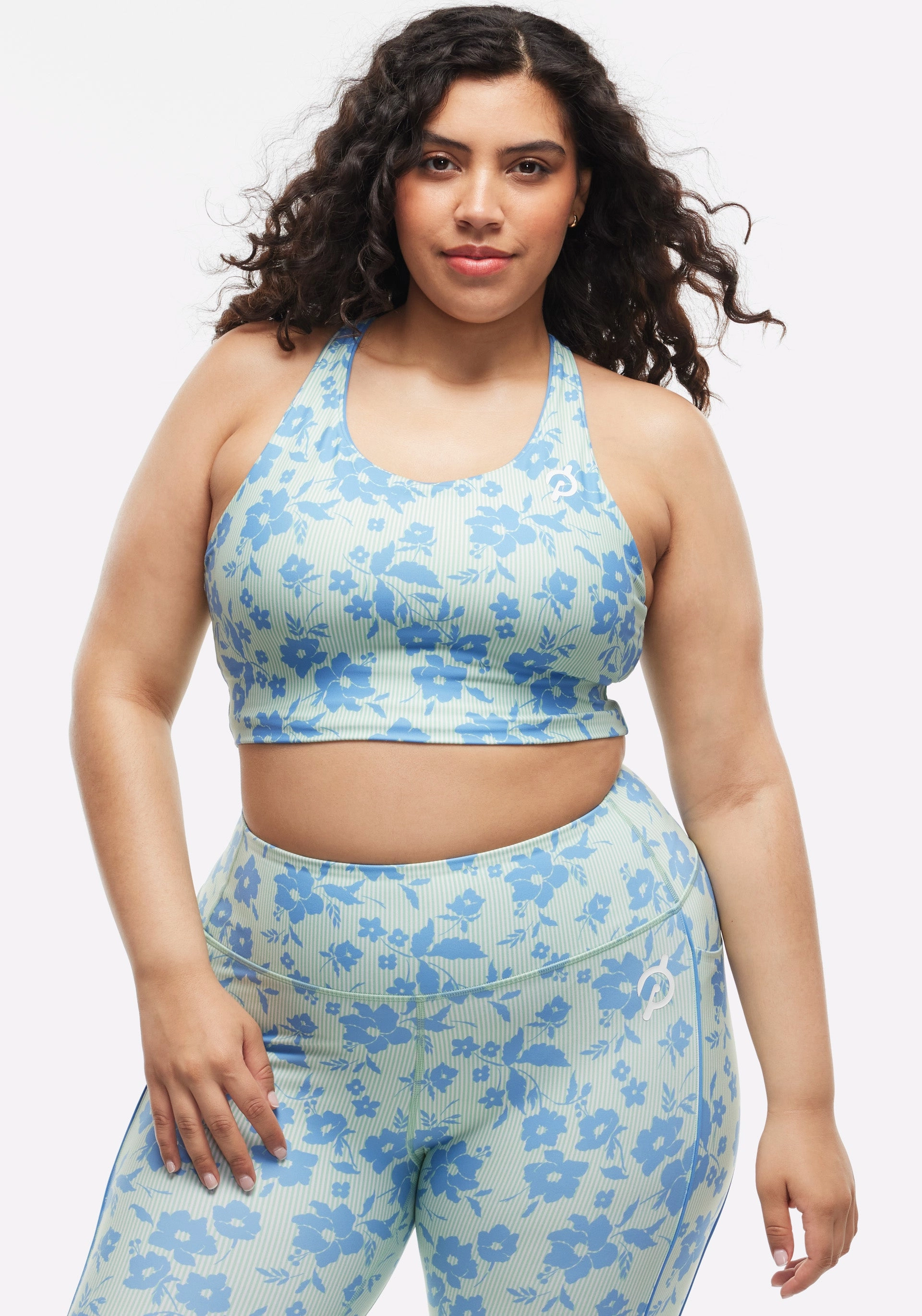 Comfortable Shape Crease-resistant Cadent Longline Racerback Bra