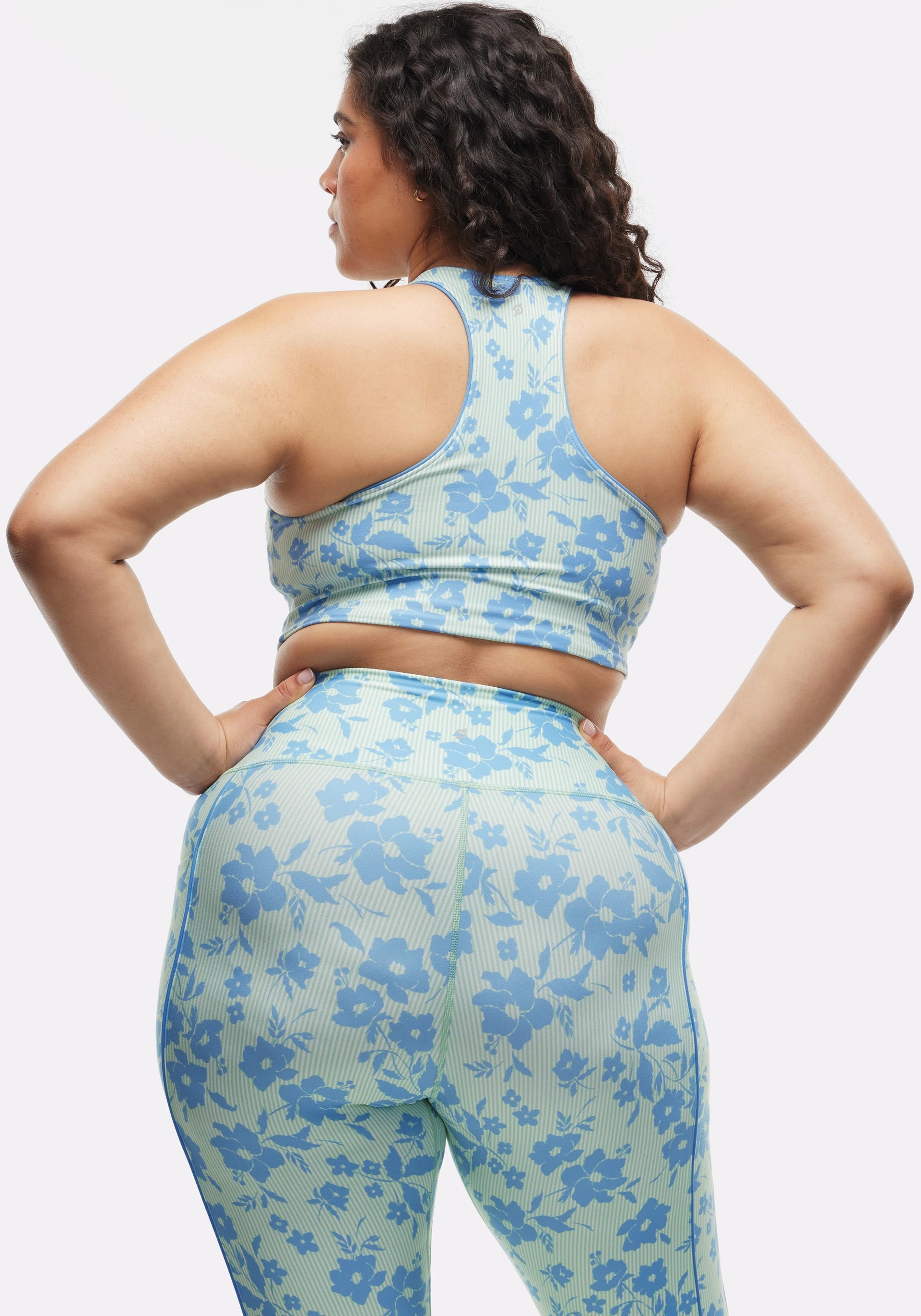 Cadent Longline Racerback Bra Non-Slip Closure Stretchy Comfort