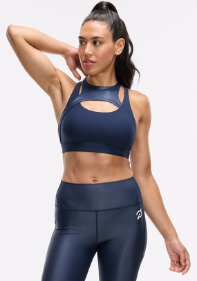 Cadent Shimmer Glaze Cut Out Bra sports events