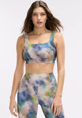 Classic Colors Cadent Square Neck Longline Bra