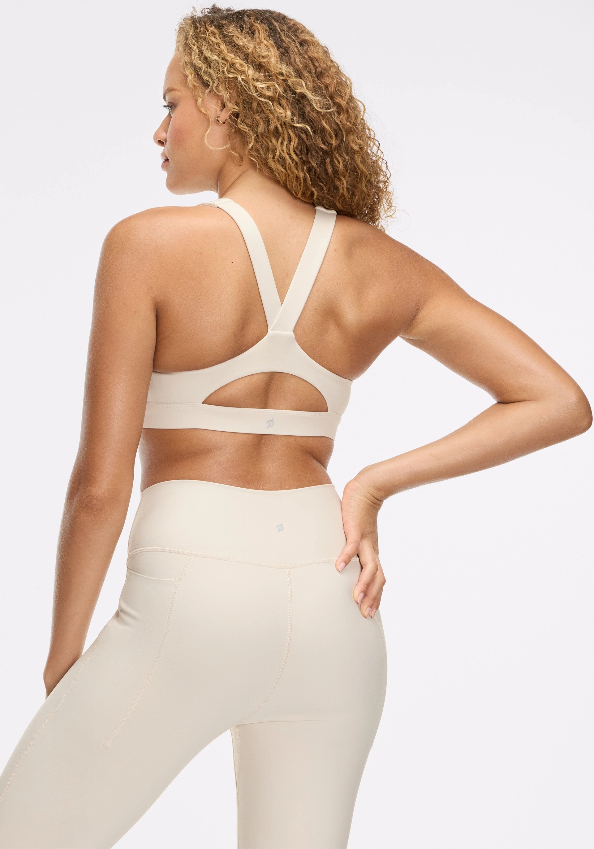 Buttoned seams Cadent V-Back Bra