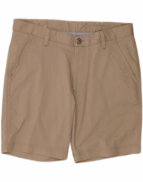 garden party wear CALVIN KLEIN Mens Golf Chino Shorts  W34 Large  Beige Cotton