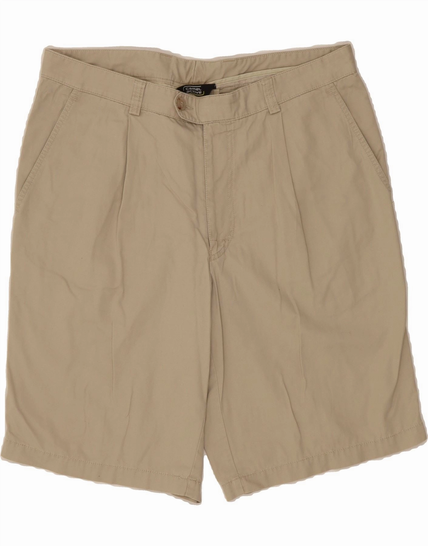 Stretch Support Gentle On Skin CAMEL ACTIVE Mens Chino Shorts W36 Large Beige Cotton