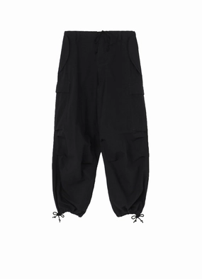 CARGO PANTS WITH COTTON LINEN UNEVEN YARN CANVAS Layer Friendly