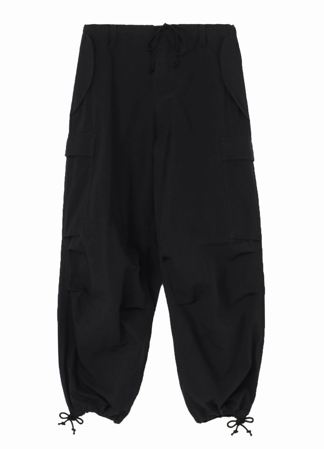 Breathable Layer Fit Elasticized Cuffs CARGO PANTS WITH COTTON LINEN UNEVEN YARN CANVAS