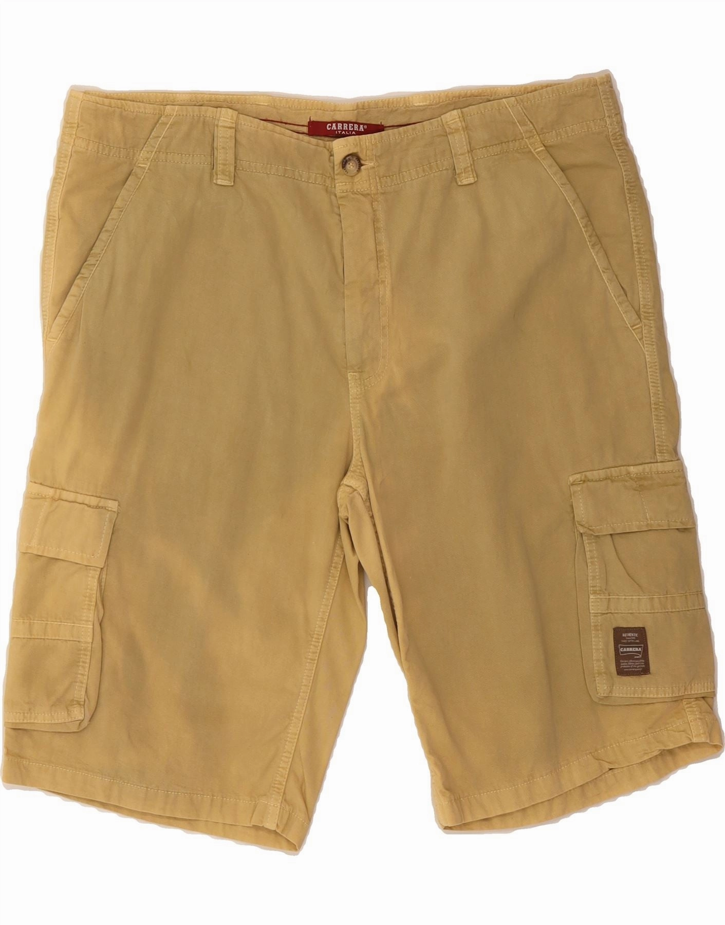 CARRERA Mens 618 Cargo Shorts  W38 XL Beige Cotton beauty industry