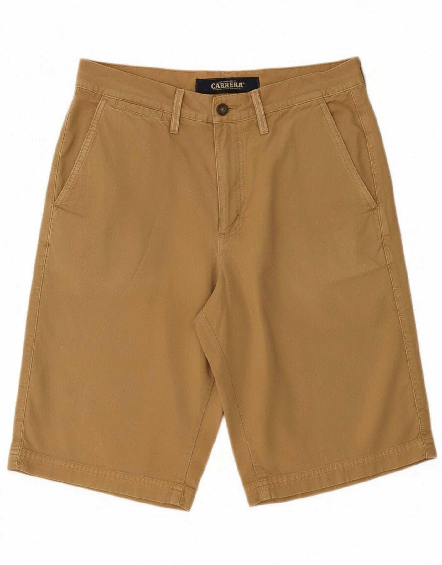Style Choice CARRERA Mens Chino Shorts IT 46 Small W31  Beige Cotton