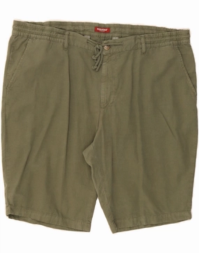 Roomy Fit CARRERA Mens Chino Shorts W42 2XL Khaki