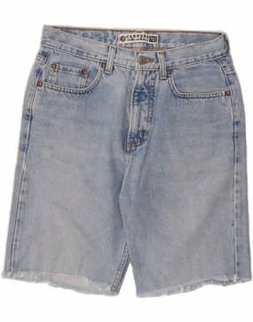 CARRERA Mens Denim Shorts W31 Medium Blue Cotton first day of school Active Ready
