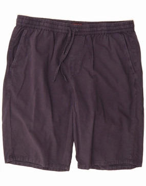 CARRERA Mens Regular Chino Shorts XL W38  Navy Blue Cotton Flexible Comfort Wear