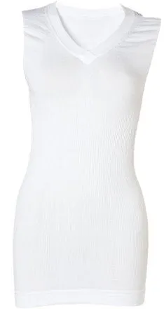 No Slip Grip Friction Dispersing Weave Castelli Calorosa Sleeveless Womens Cycling Base Layer - White