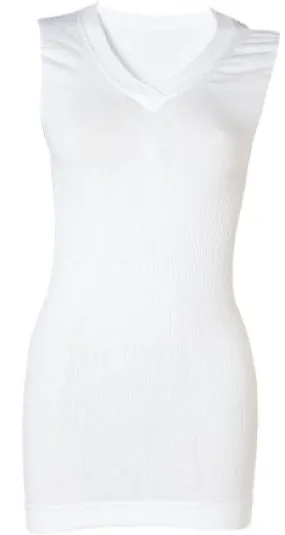 Castelli Calorosa Sleeveless Womens Cycling Base Layer - White NoSideSeam Perfect for Travel