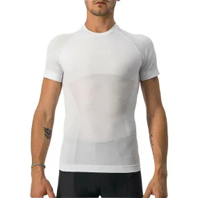 Everyday Trend Castelli Core Seamless Short Sleeve Mens Cycling Base Layer - White
