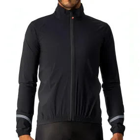 Castelli Emergency 2 Rain Waterproof Mens Cycling Jacket - Black Neutral Layer Kindness