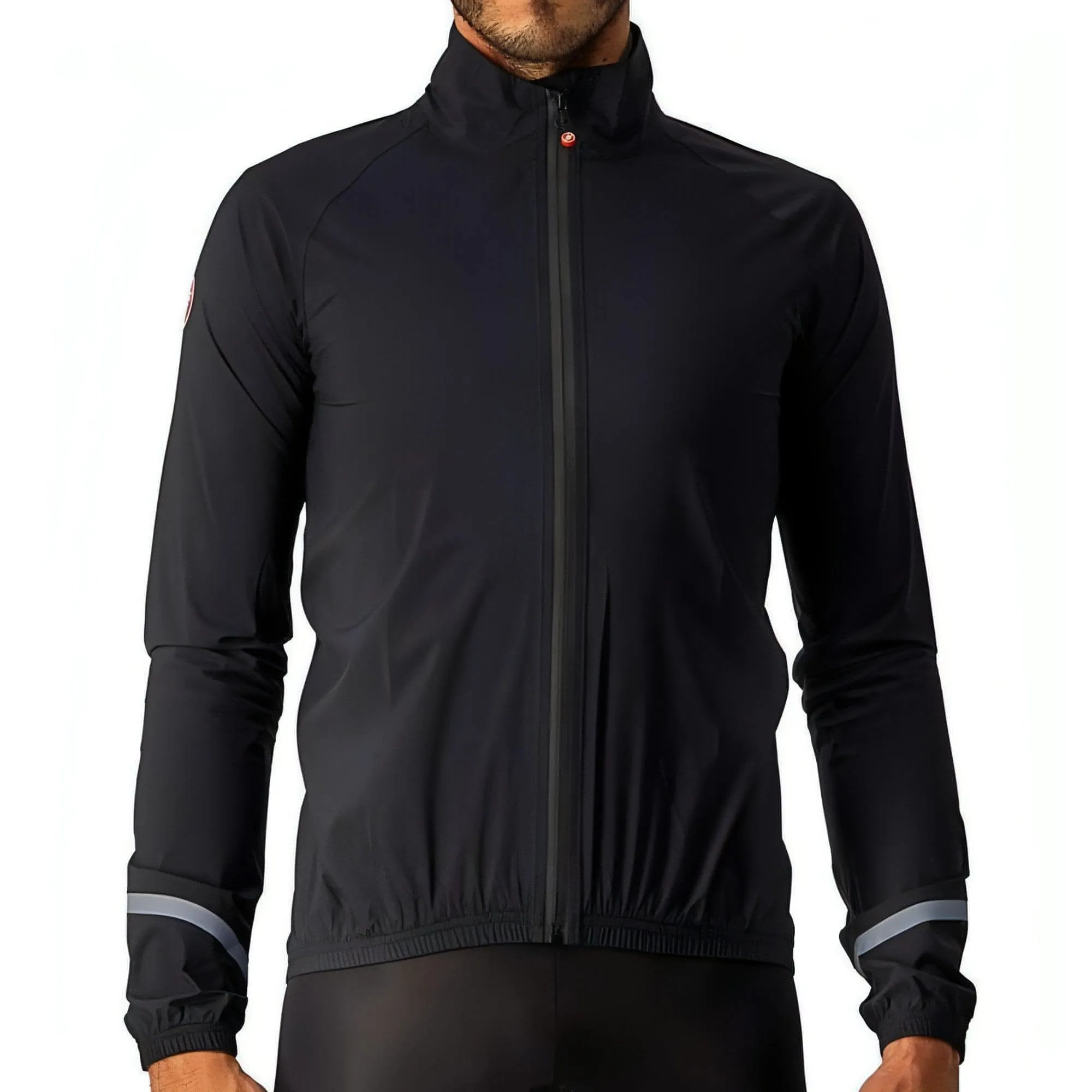 Castelli Emergency 2 Rain Waterproof Mens Cycling Jacket - Black Discuss