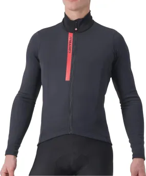 Castelli Entrata Thermal Long Sleeve Mens Cycling Jersey - Black Fashionable Layer