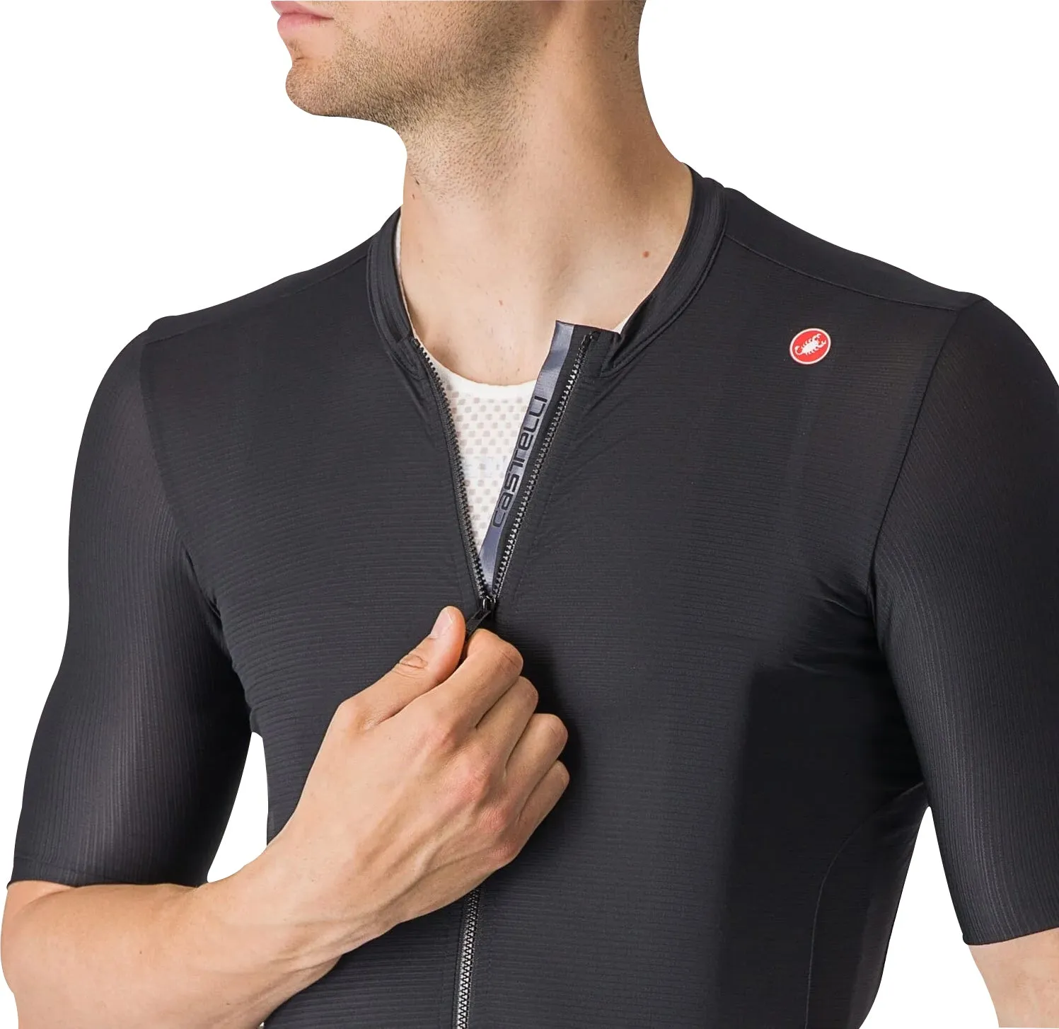 birthday party Castelli Espresso Short Sleeve Mens Cycling Jersey - Black