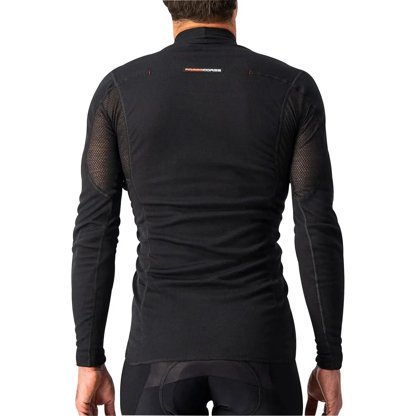 Work efficiency Modern and Soft Castelli Flanders Warm Long Sleeve Mens Cycling Base Layer - Black
