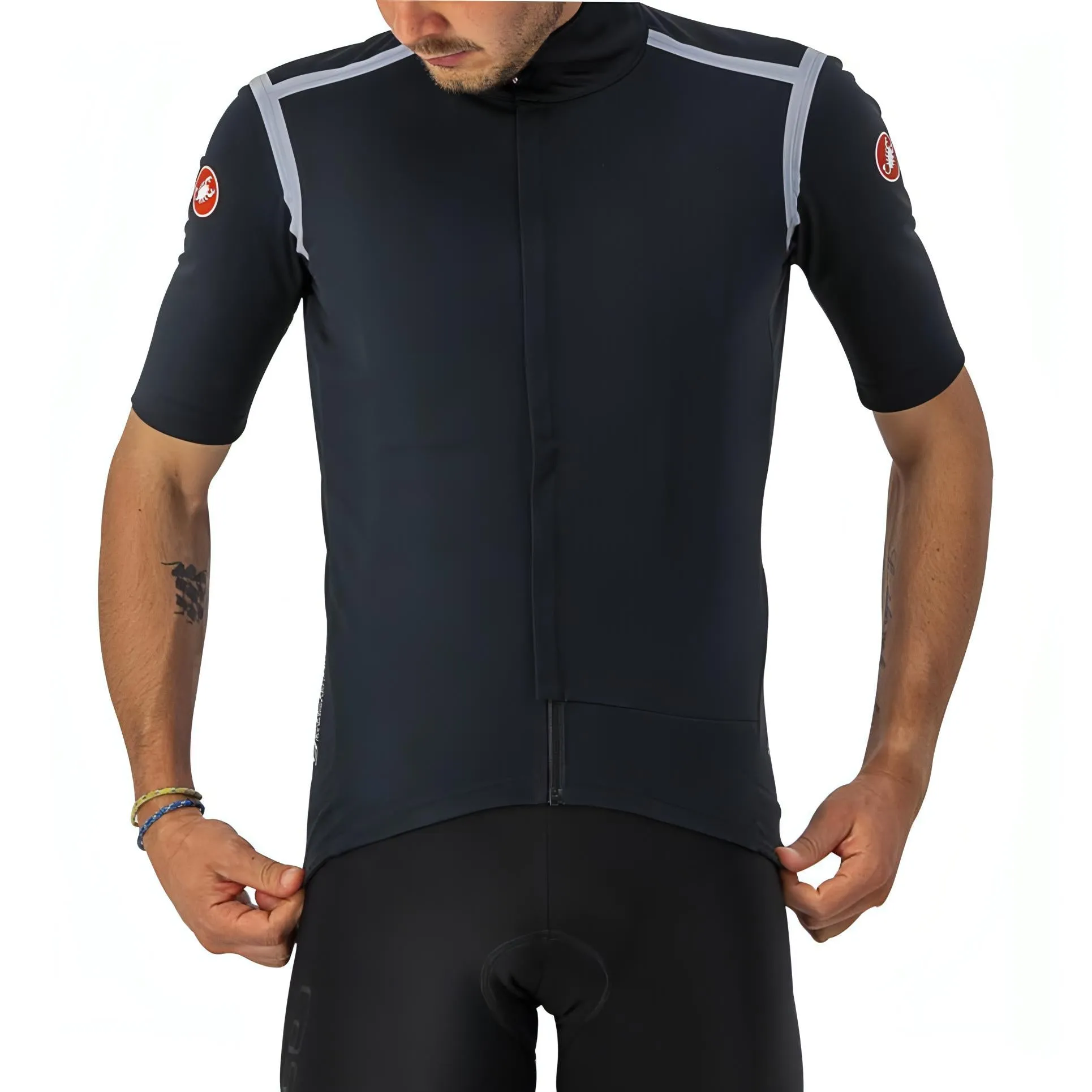 Castelli Gabba ROS Short Sleeve Mens Cycling Jersey - Black Seasonal Layer Versatile Top