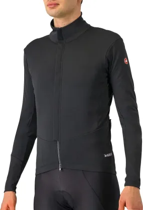 Collapsible Hood Structure Castelli Perfetto Air Mens Cycling Jacket - Black