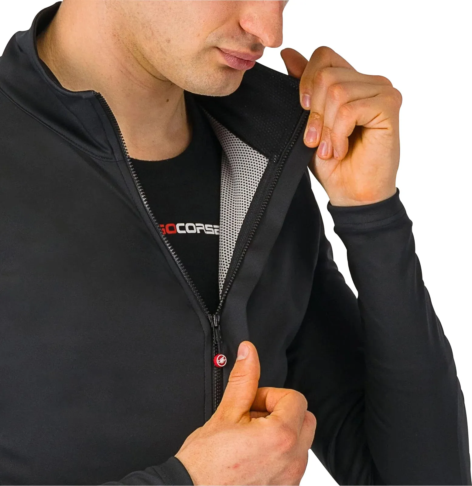 Street Ready Castelli Perfetto Air Mens Cycling Jacket - Black