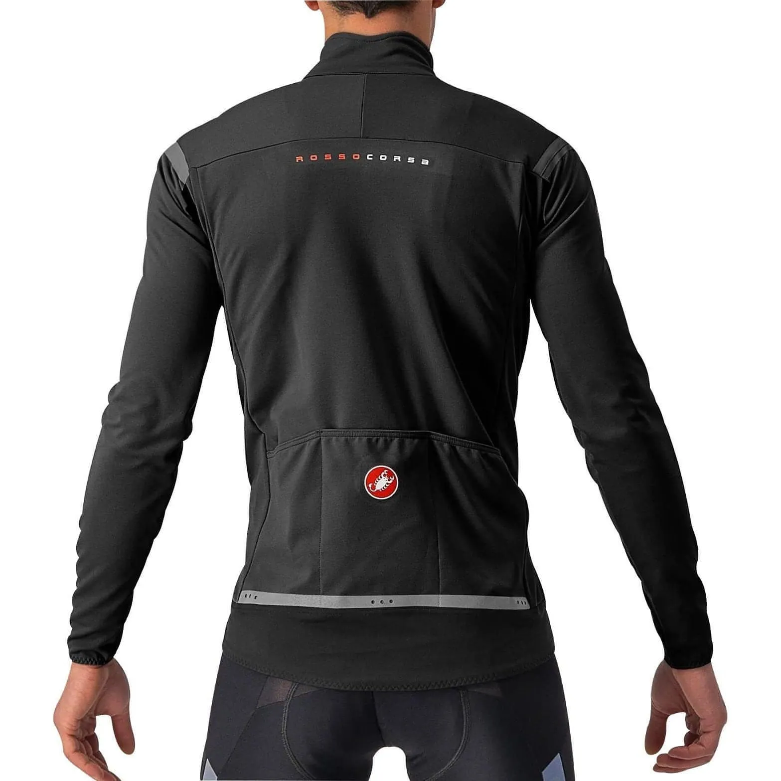 Castelli Perfetto RoS 2 Mens Cycling Jacket - Black Airtight Storage Compartment