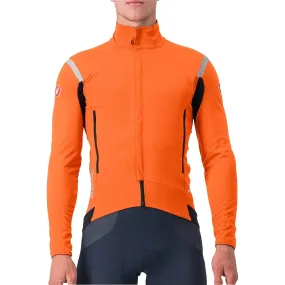 Castelli Perfetto RoS 2 Mens Cycling Jacket - Orange Wind Chill
