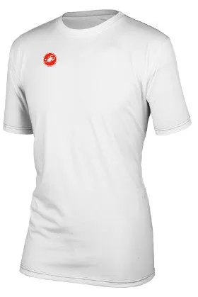 Castelli Race Day Short Sleeve Mens Cycling Jersey - White Unisex Design Tagless Neckline