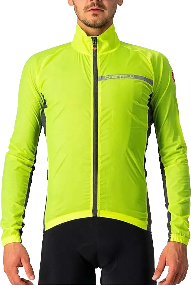 Acknowledge Eco-friendly Castelli Squadra Stretch Mens Cycling Jacket - Green