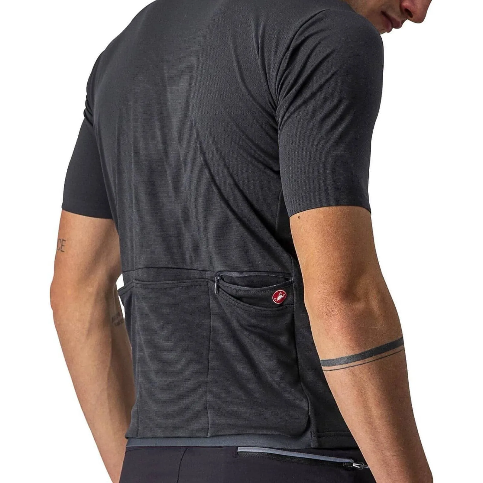 Castelli Unlimited Allroad Short Sleeve Mens Cycling Jersey - Grey Smart Fashion