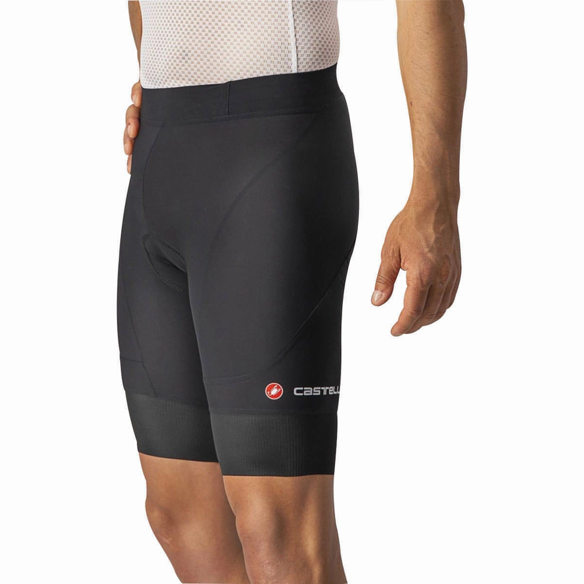 Castelli Endurance 3 Mens Cycling Shorts - Black Weightless Travel Design Non Irritating Seams