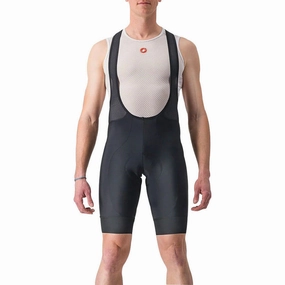 Smooth Fit Castelli Entrata 2 Mens Cycling Bib Shorts - Black