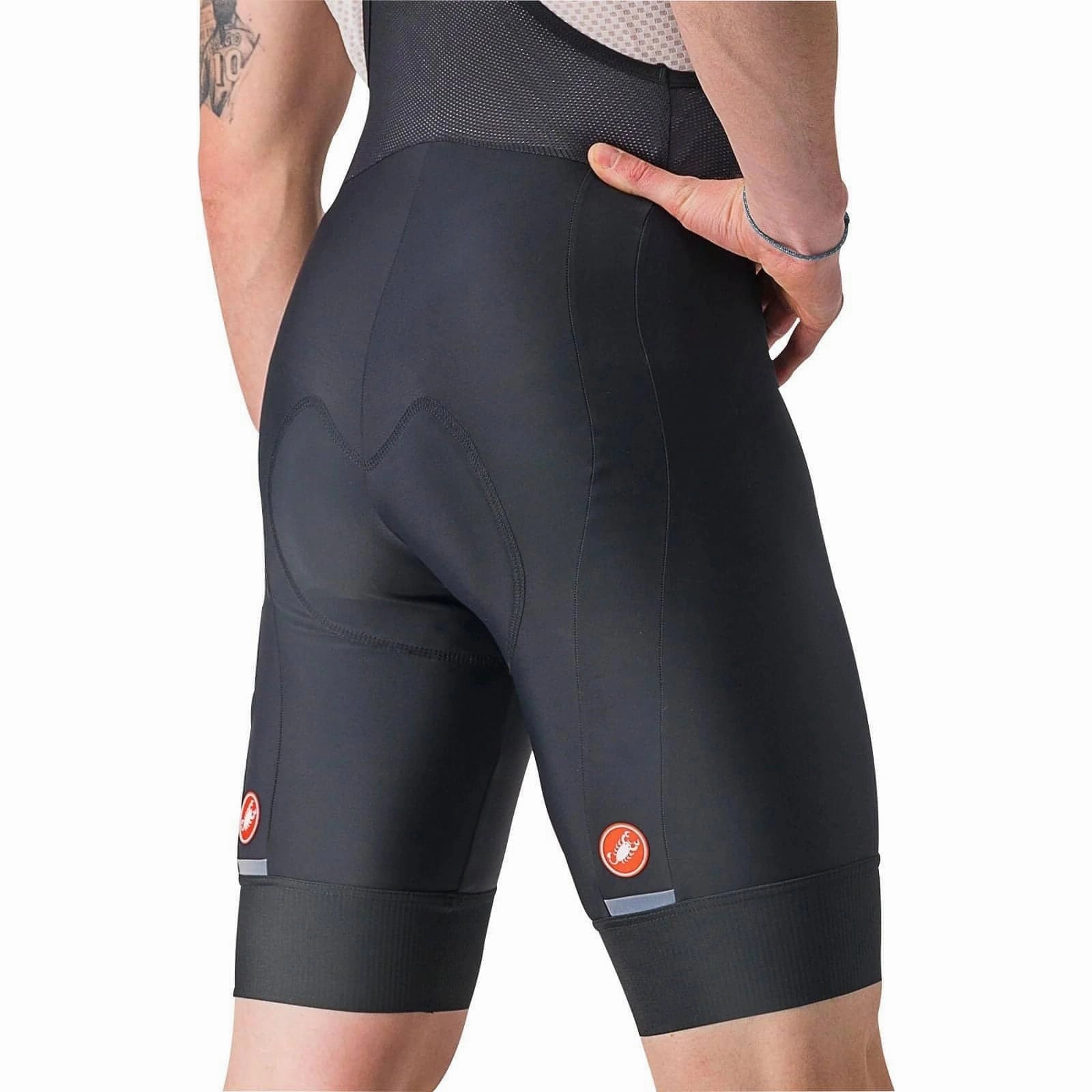 Sports use Castelli Entrata 2 Mens Cycling Bib Shorts - Black
