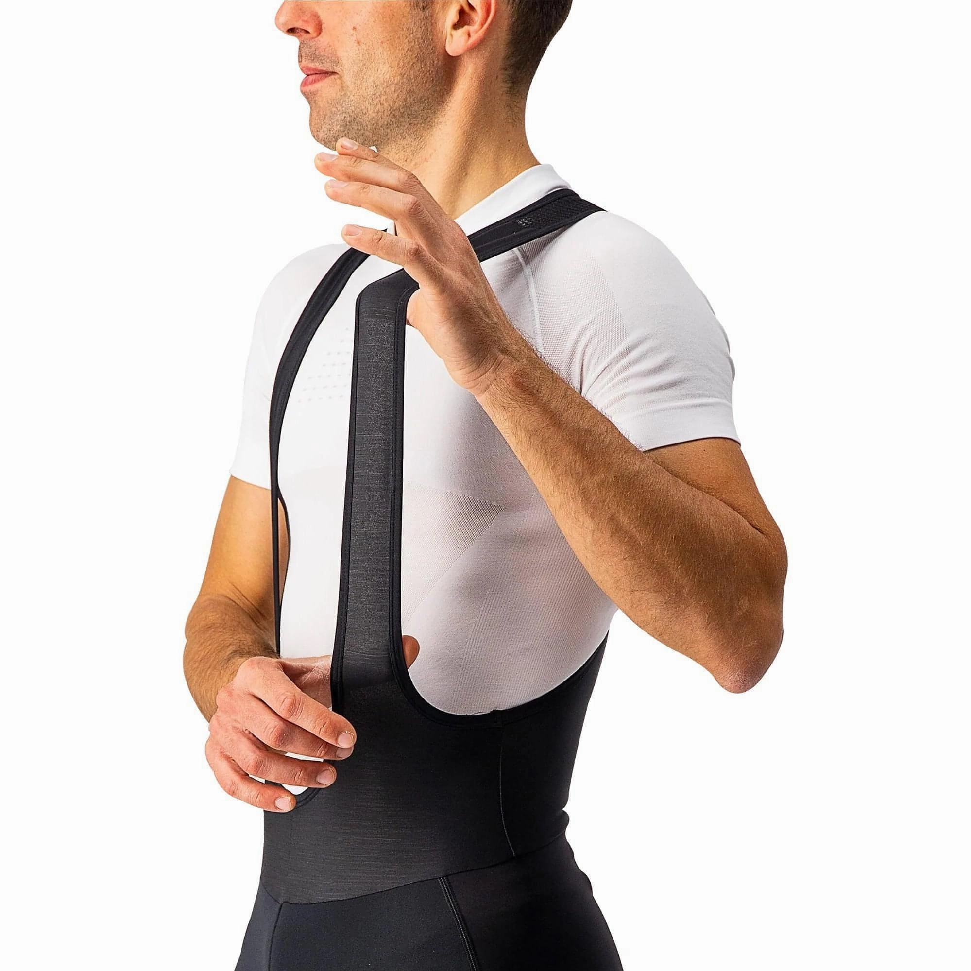 Castelli Entrata Wind Mens Cycling Bib Tights - Black MeshPanel Functional Design Wear