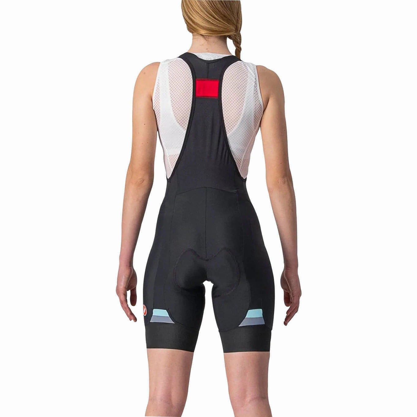 No Chafe Castelli Prima Womens Cycling Bib Shorts - Black