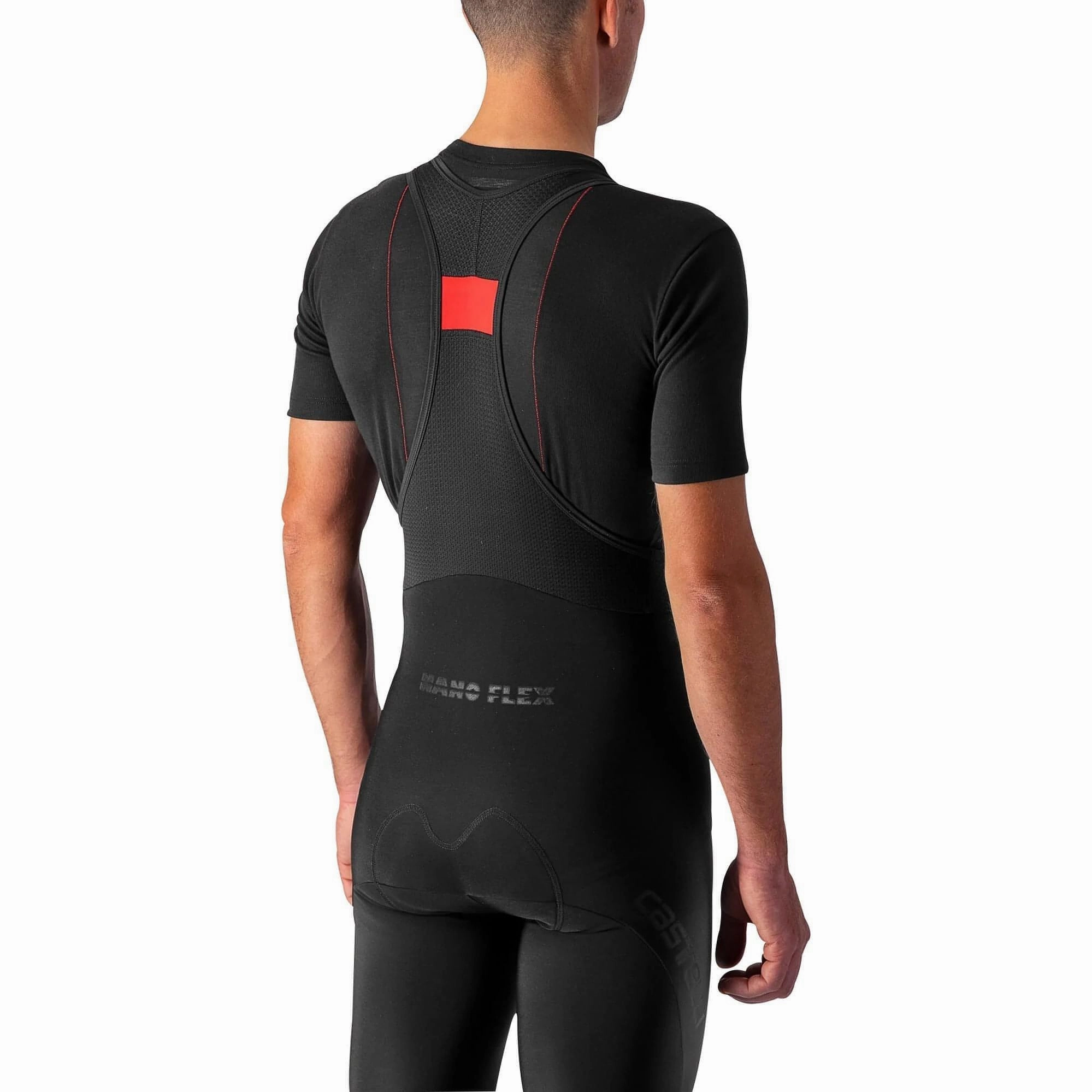 Castelli Tutto Nano Mens Cycling Bib Tights - Black Compression Technology Dynamic Flex Zones