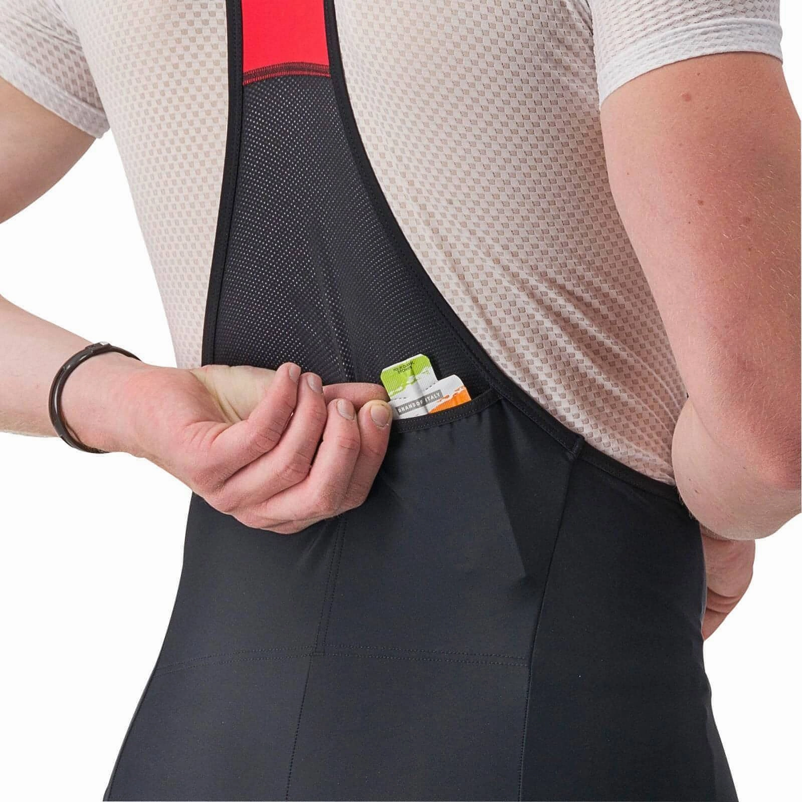 Castelli Unlimited Cargo Mens Cycling Bib Shorts - Black fresh start