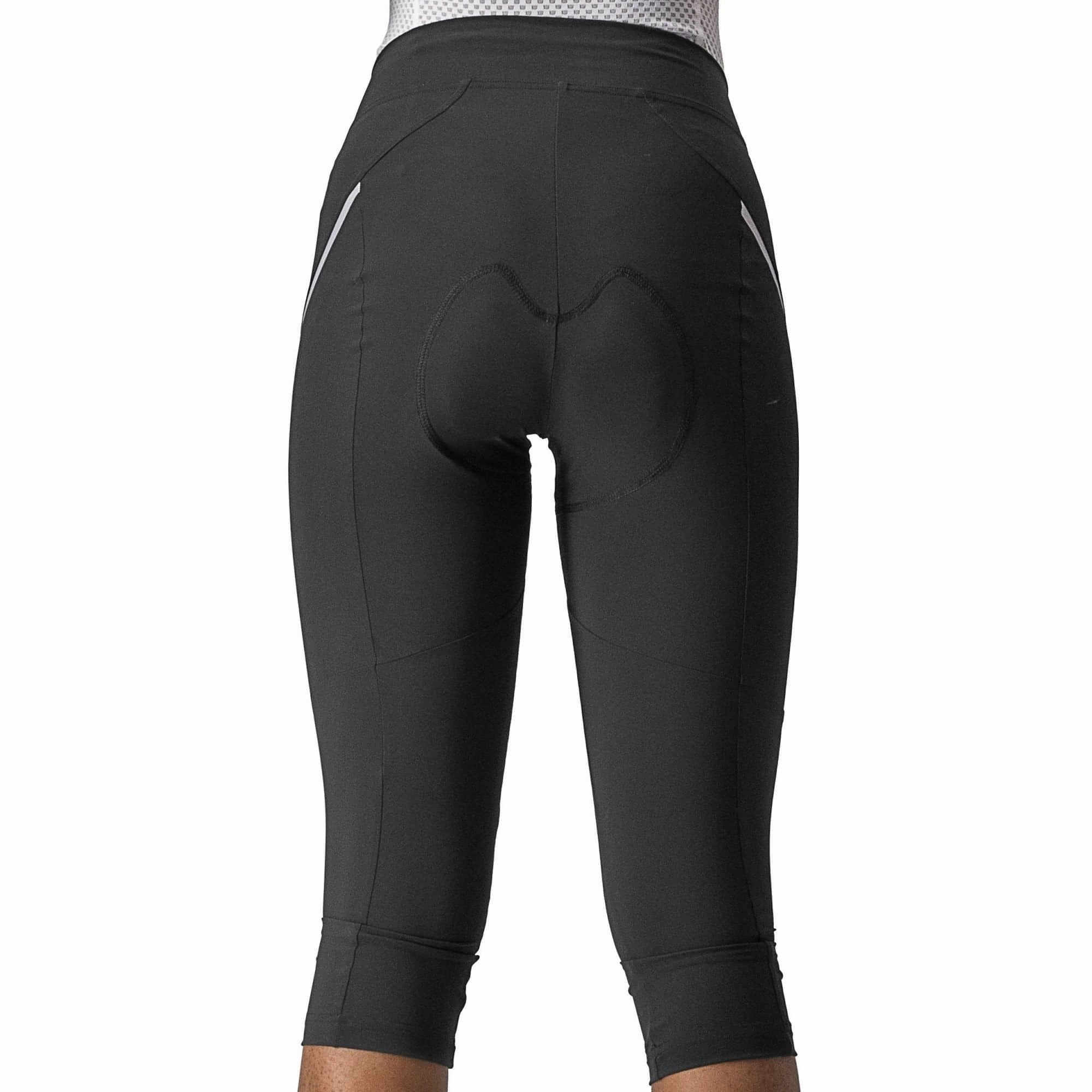 Castelli Velocissima 3 Womens Cycling 3/4 Tights - Black Studio Practice Comfort Seeker