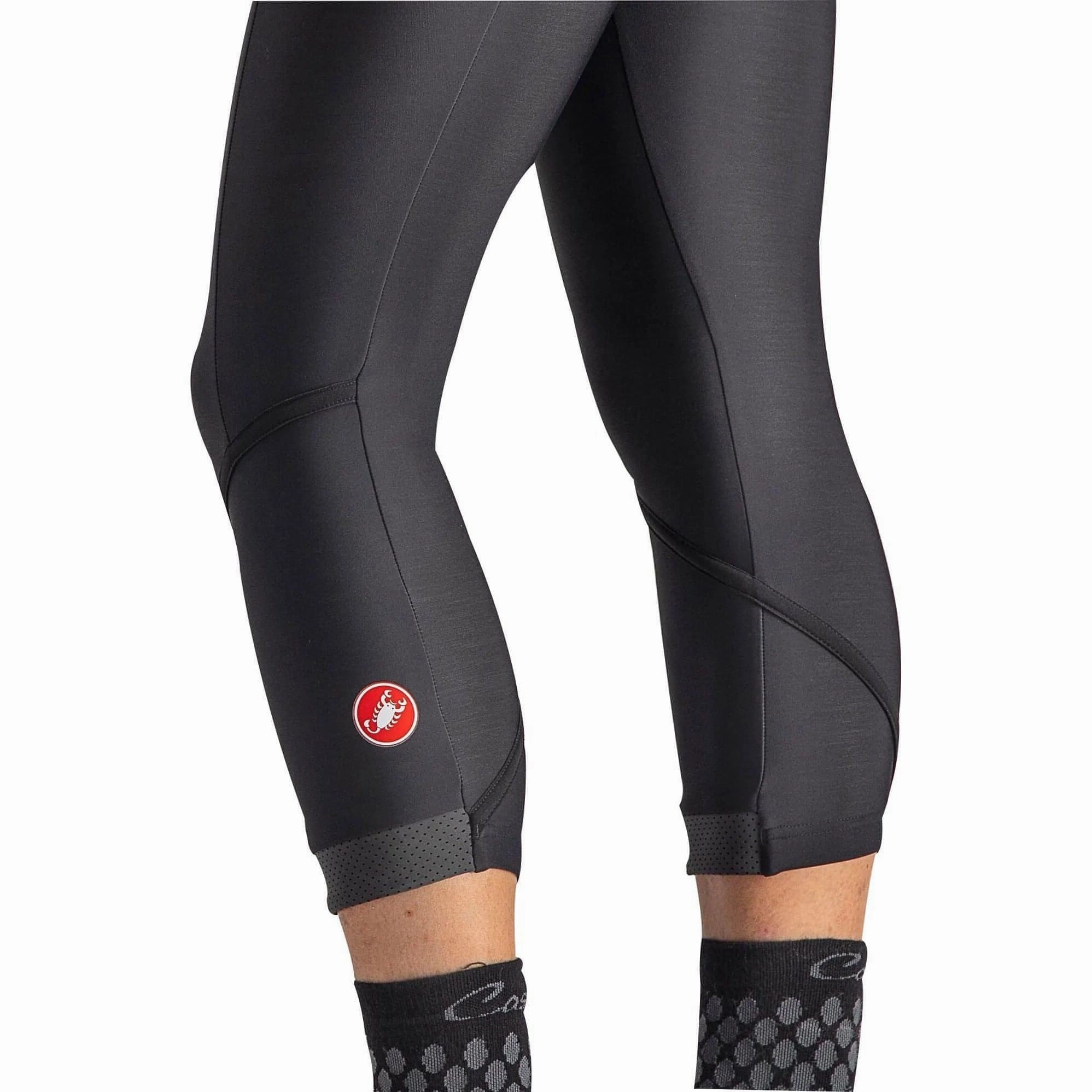 Perfect For Running Castelli Velocissima Thermal Womens Long Cycling Tights - Black