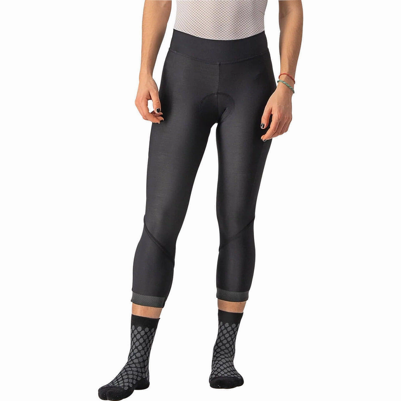 Castelli Velocissima Thermal Womens Long Cycling Tights - Black All-Terrain Flex