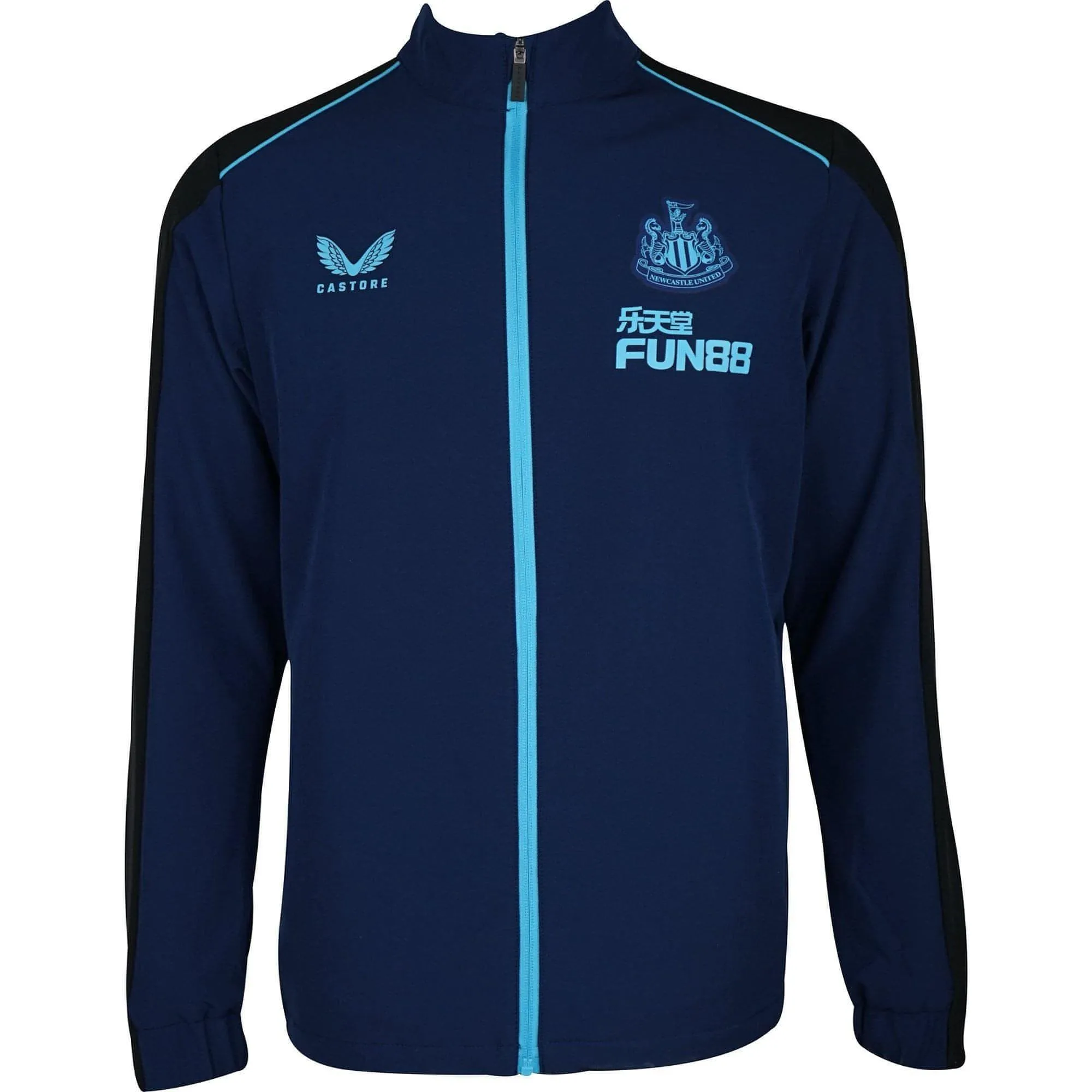 Castore Newcastle United Mens Travel Jacket - Blue Persist Blueprint