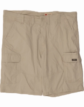 WRANGLER Mens Relaxed Fit Cargo Shorts W44 2XL Grey Cotton summer breeze comfortable attire